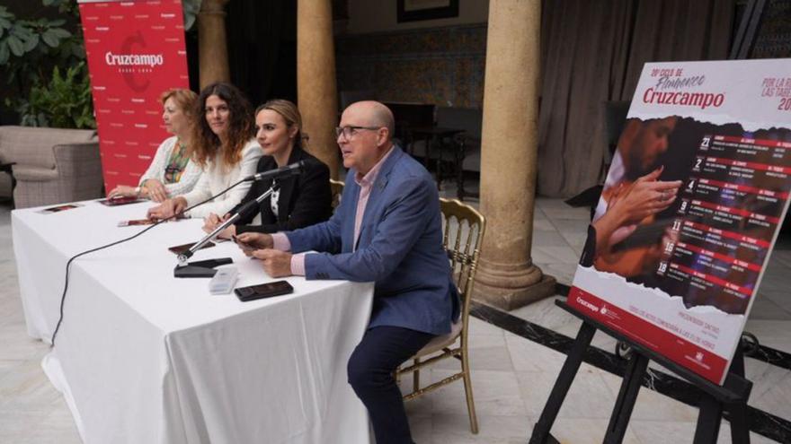 Presentación del cartel de las rutas flamencas por las tabernas.