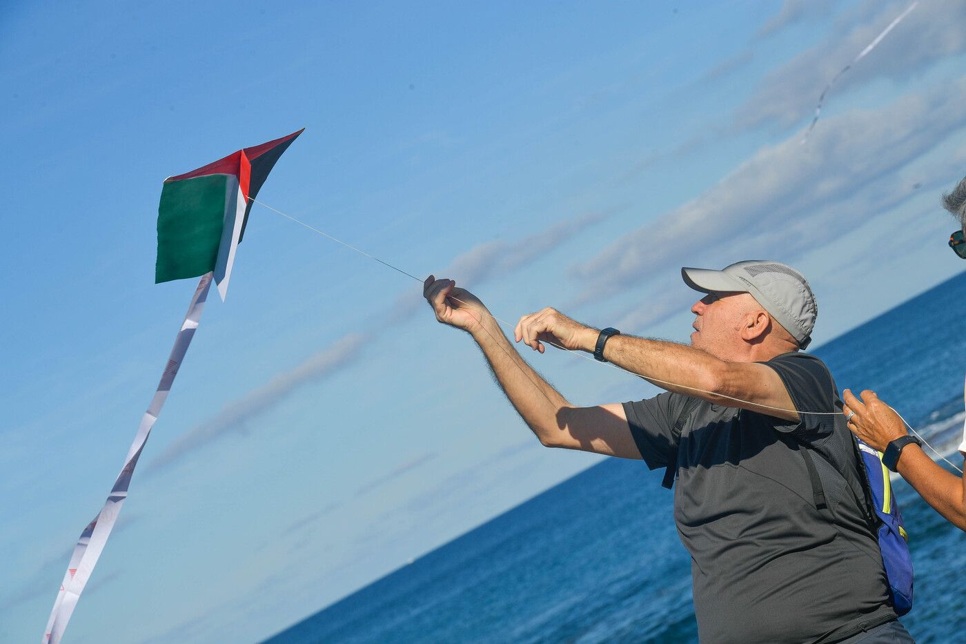 Cometas por Palestina en Las Palmas de Gran Canaria