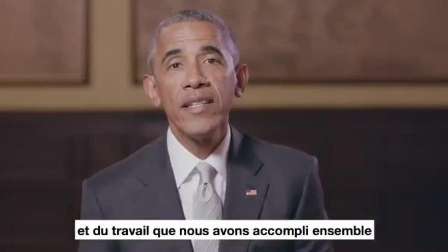 Obama apoya a Macron