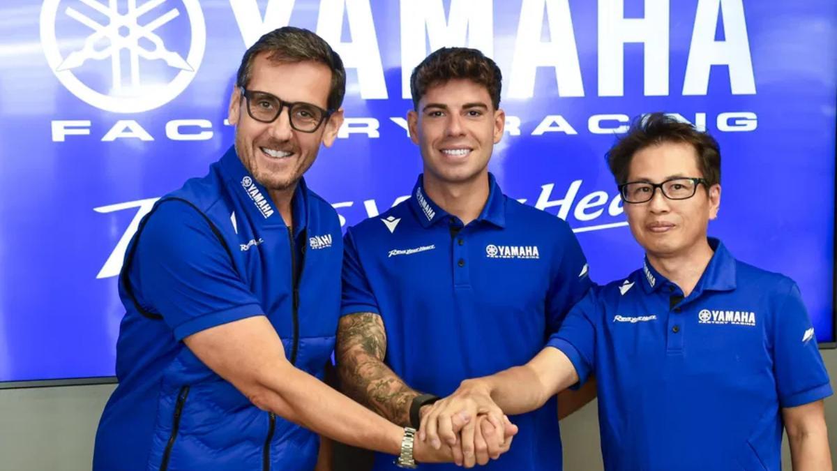 Augusto Fernández seguirá como reserva y probador de Yamaha hasta 2027