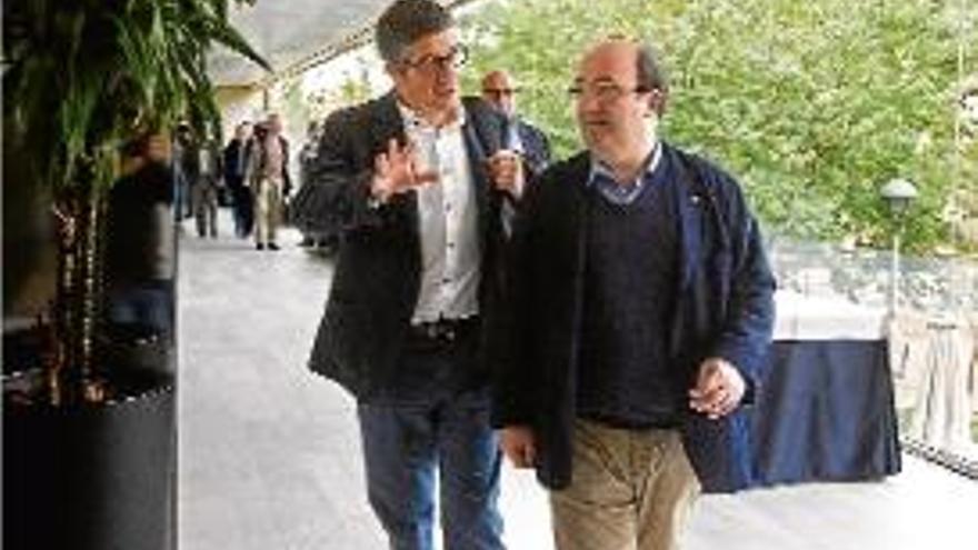 Patxi López i Iceta, favorables a la bona sintonia entre PSOE i PSC.