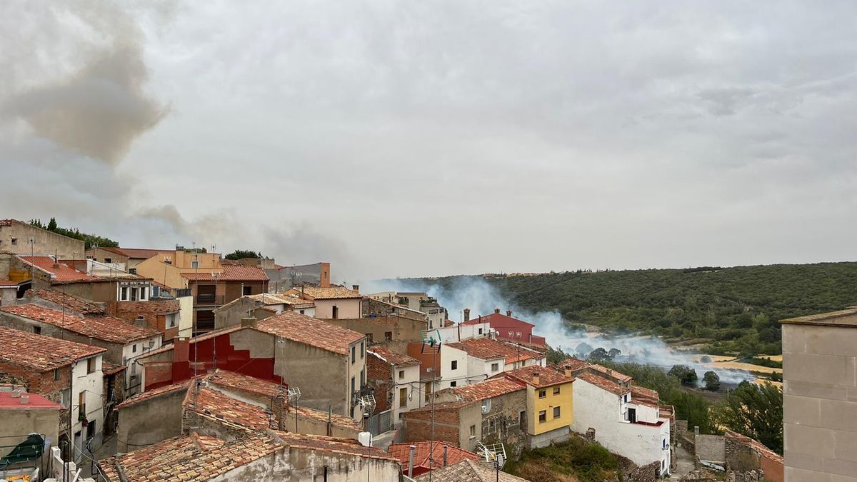 El incendio forestal de Añón de Moncayo, en imágenes