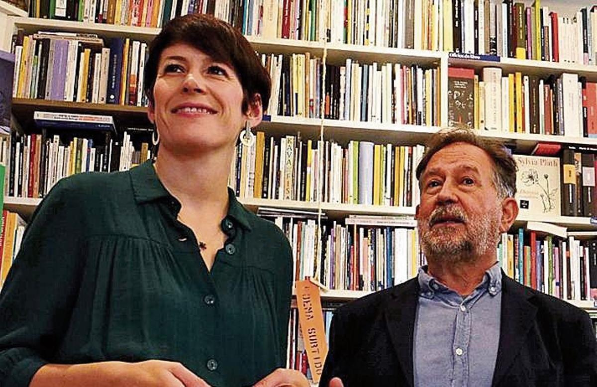 Ana Pontón e o escritor Suso de Toro