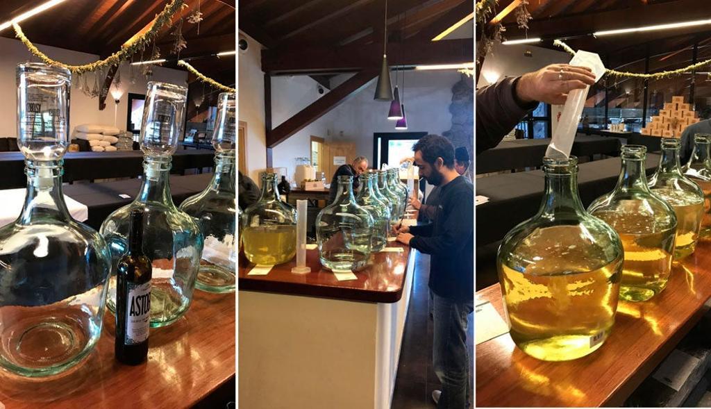 Elaboración del vermú Astobiza. 