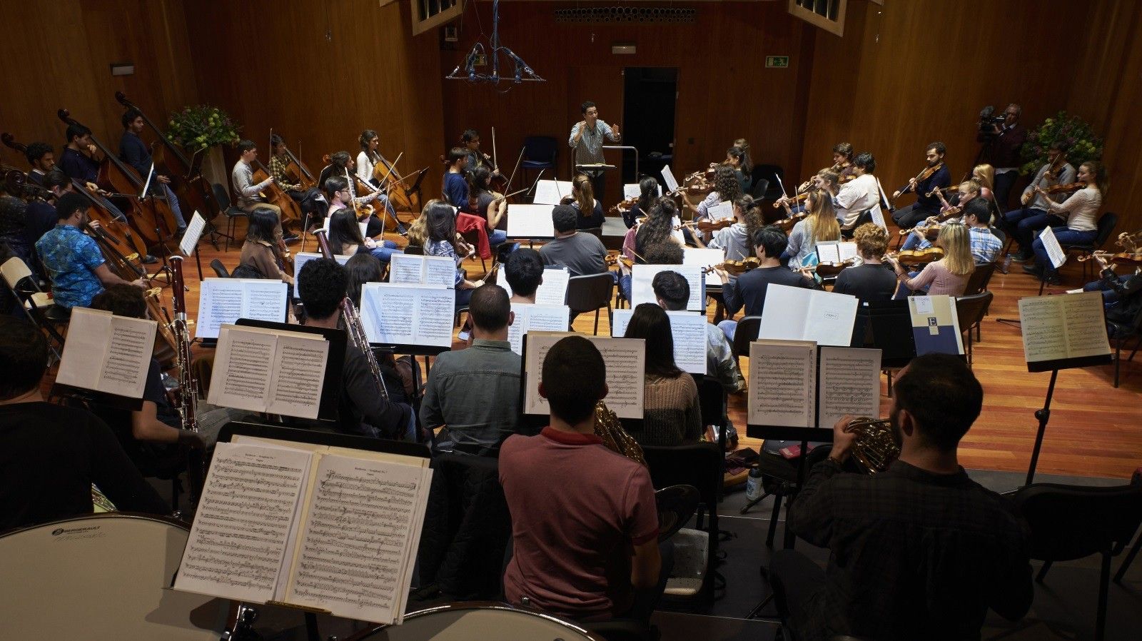 Ensayo de la ópera Don Giovanni en el teatro Campoamor