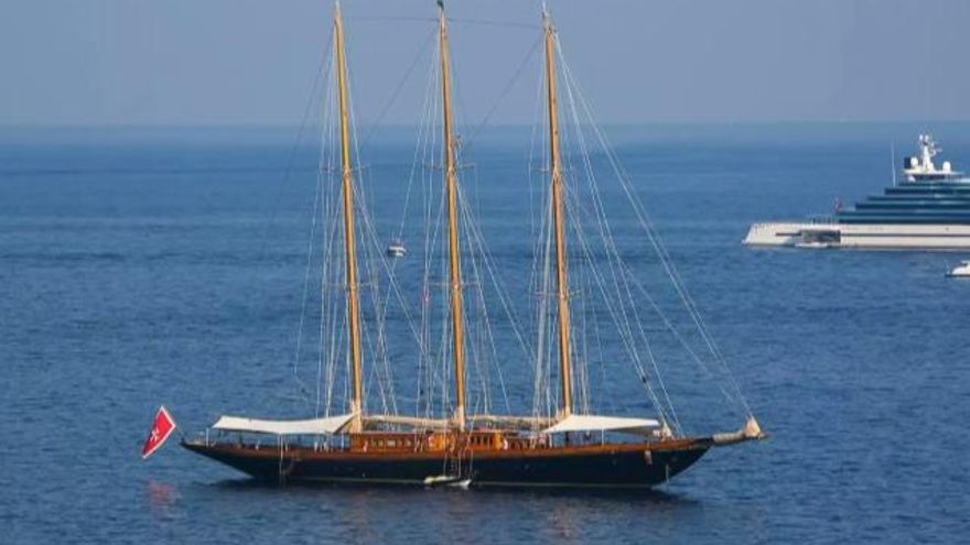 El velero de lujo de la familia Gucci está en Formentera: navegó durante la Segunda Guerra Mundial y lleva más de 20 años visitando Ibiza
