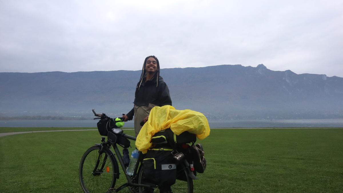 Fabio Blasco con su bici.