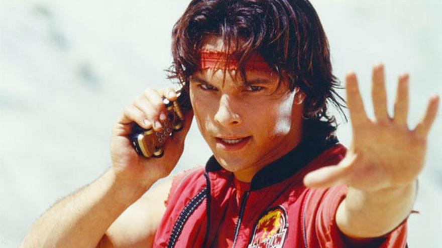 Una imagen del Power Ranger rojo.