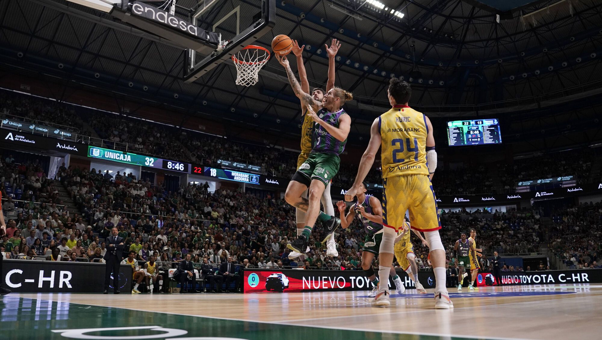 Victoria del Unicaja ante el MoraBanc Andorra en la Liga Endesa