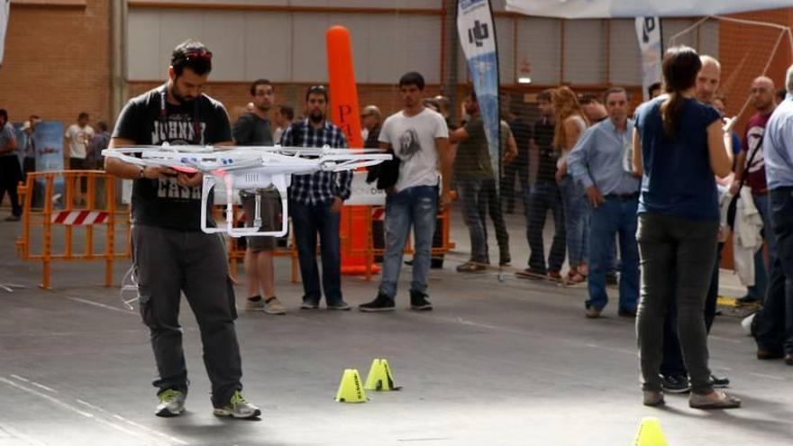 Dron con inteligencia artificial y hasta antidrones, reclamos de Expodrónica