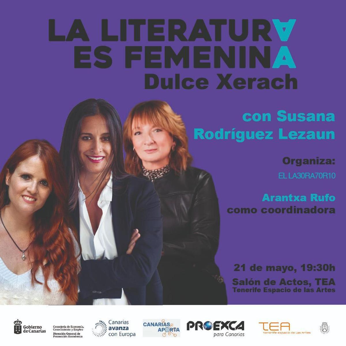 Cartel anunciador del evento de esta tarde.
