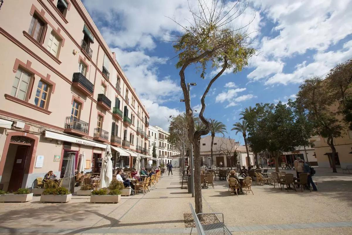 Imagen de archivo de la Plaza del Parque.