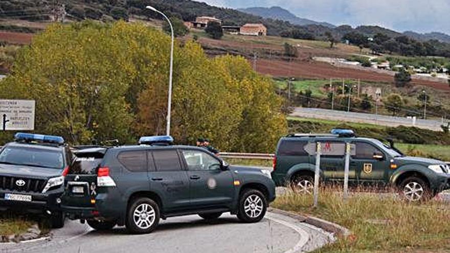 La Guàrdia Civil fa controls a l&#039;entrada de Berga