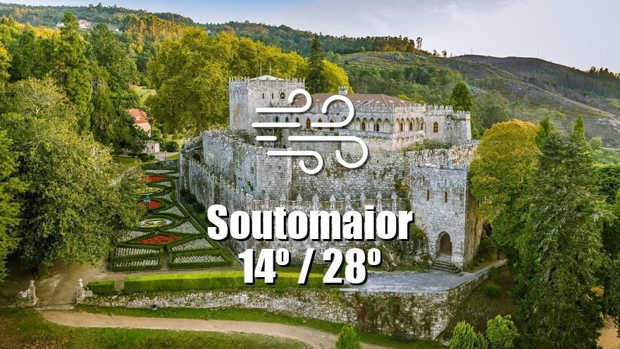 El tiempo en Soutomaior: previsión meteorológica para hoy, jueves 24 de julio