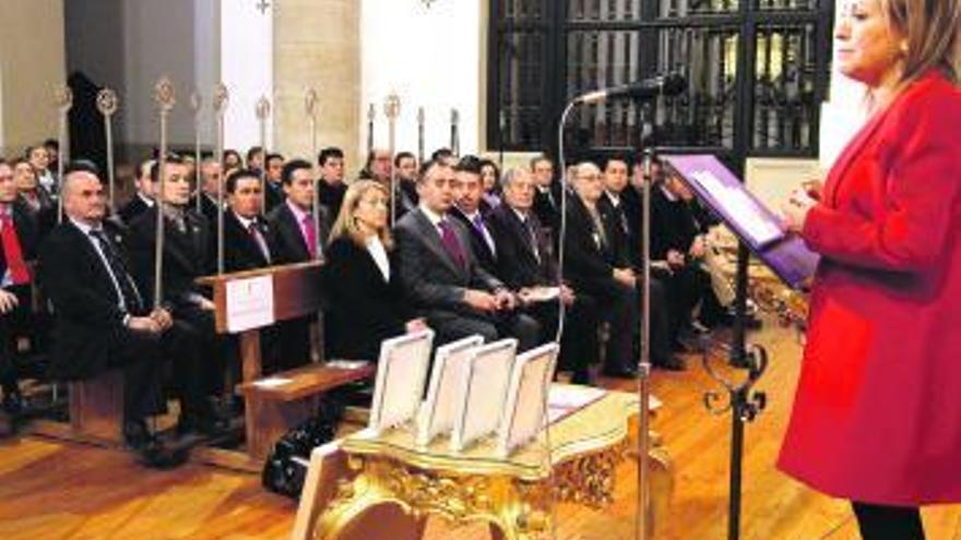 Valdeón, durante el hermanamiento de ambas cofradías en San Andrés.