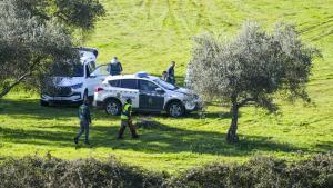 Imágenes de la búsqueda la pasada semana de una mujer desaparecía en Santa Olalla del Cala (Huelva).