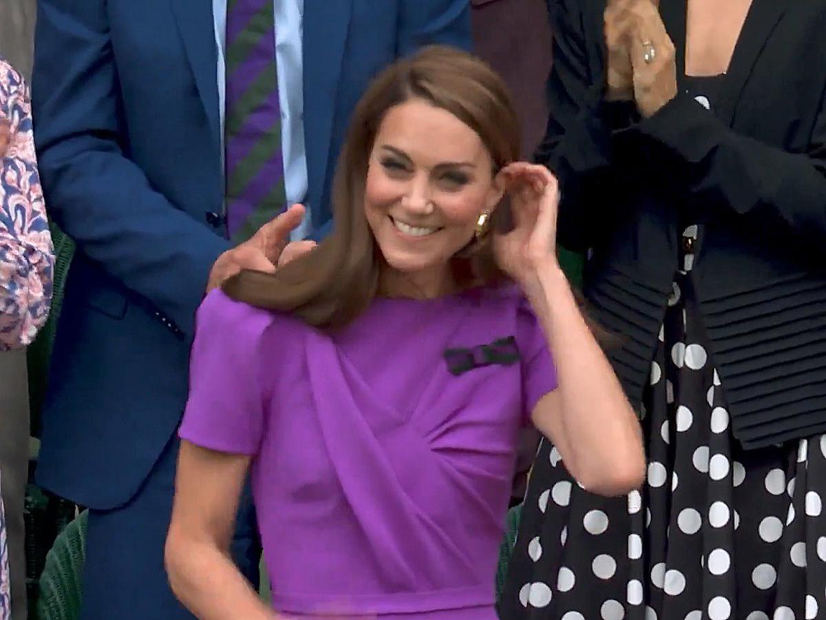 Kate Middleton es recibida entre aplausos y ovaciones en su reaparición en Wimbledon