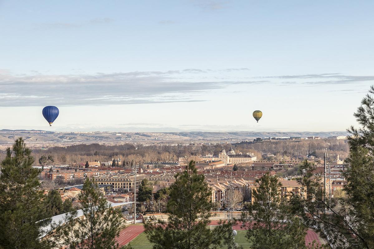 Vista aérea de Aranjuez de la fotógrafa Montse Zamorano.