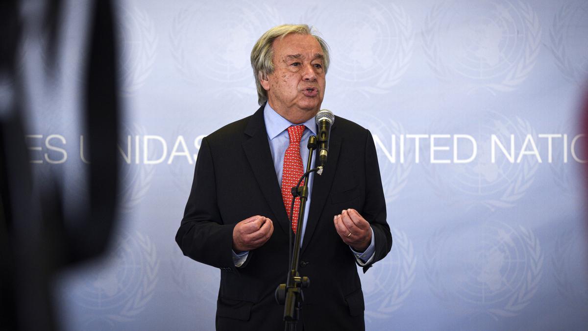 El secretario general de Naciones Unidos, António Guterres.