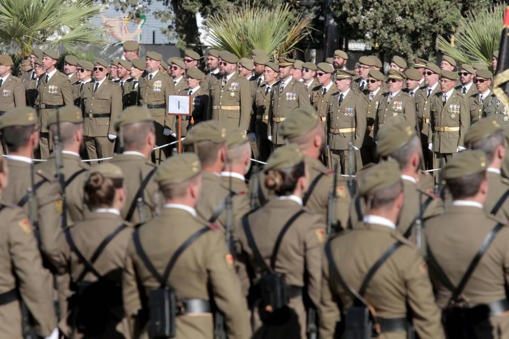 Acto por la festividad de Santa Bárbara en el Cuartel de Artillería Antiaérea de Cartagena