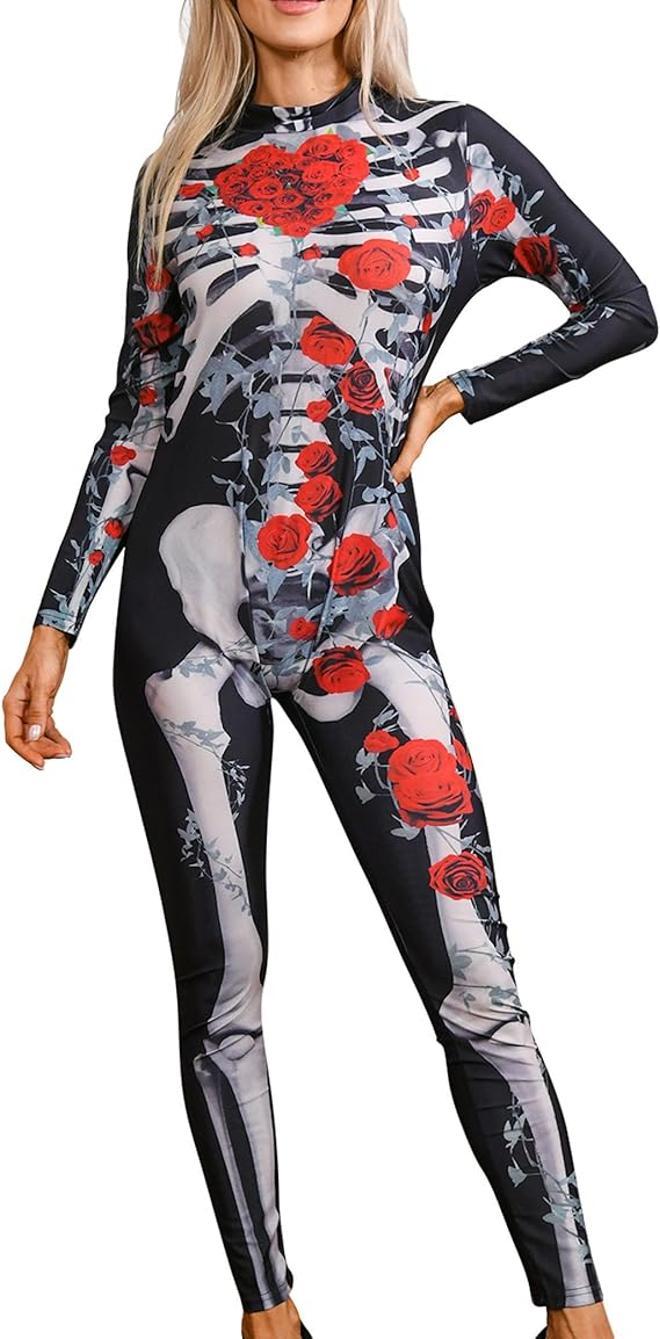 Disfraz de Halloween de esqueleto