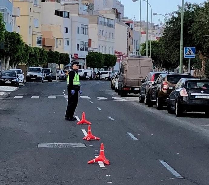 Coronavirus en Canarias | Control de tráfico en Las Palmas de Gran Canaria