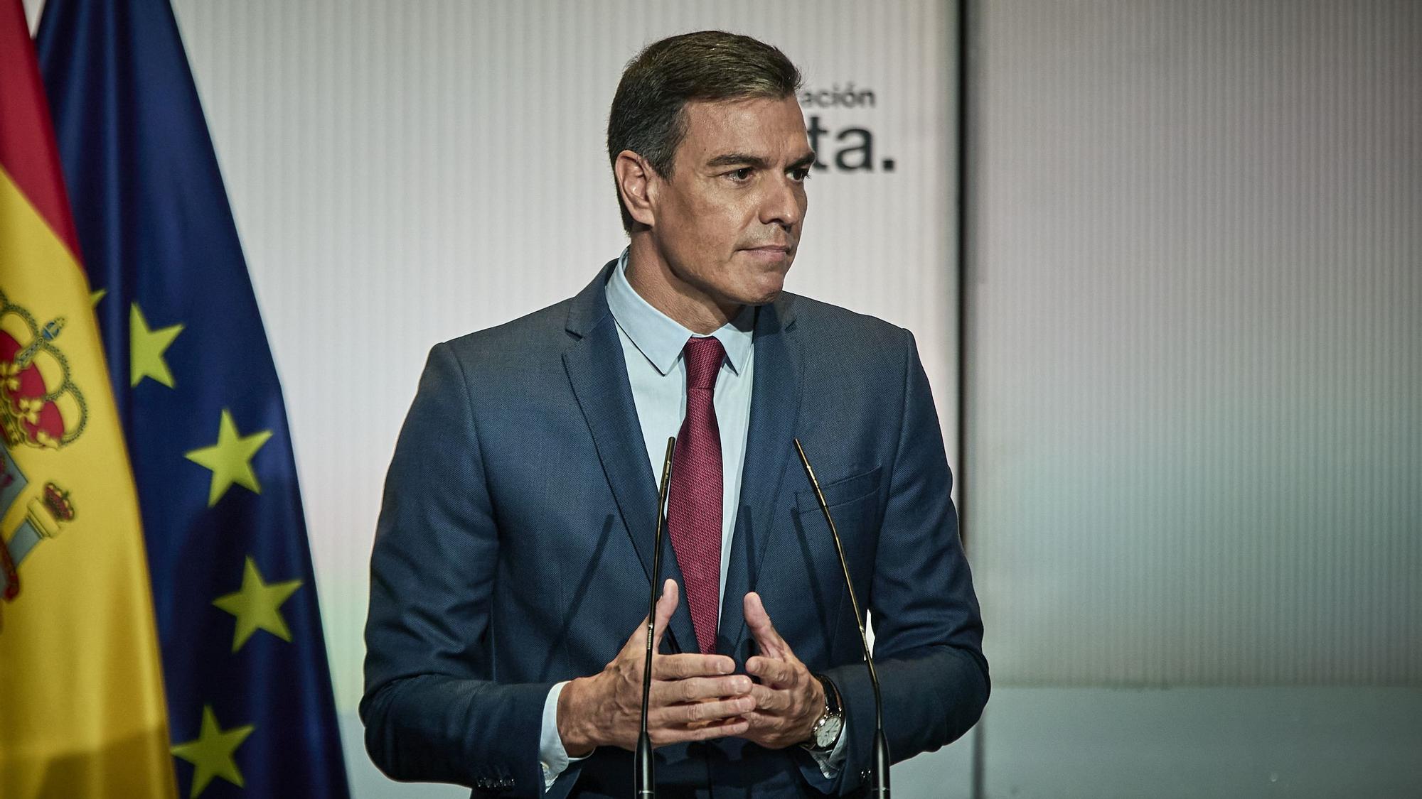 El presidente del Gobierno, Pedro Sánchez