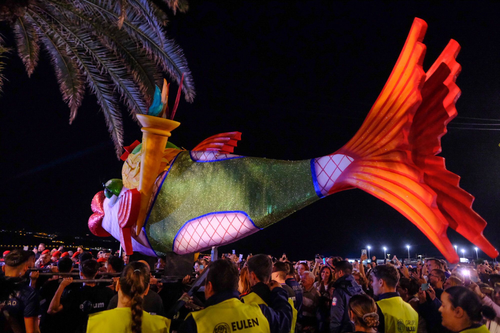 Entierro de la Sardina del Carnaval olímpico de Las Palmas GC