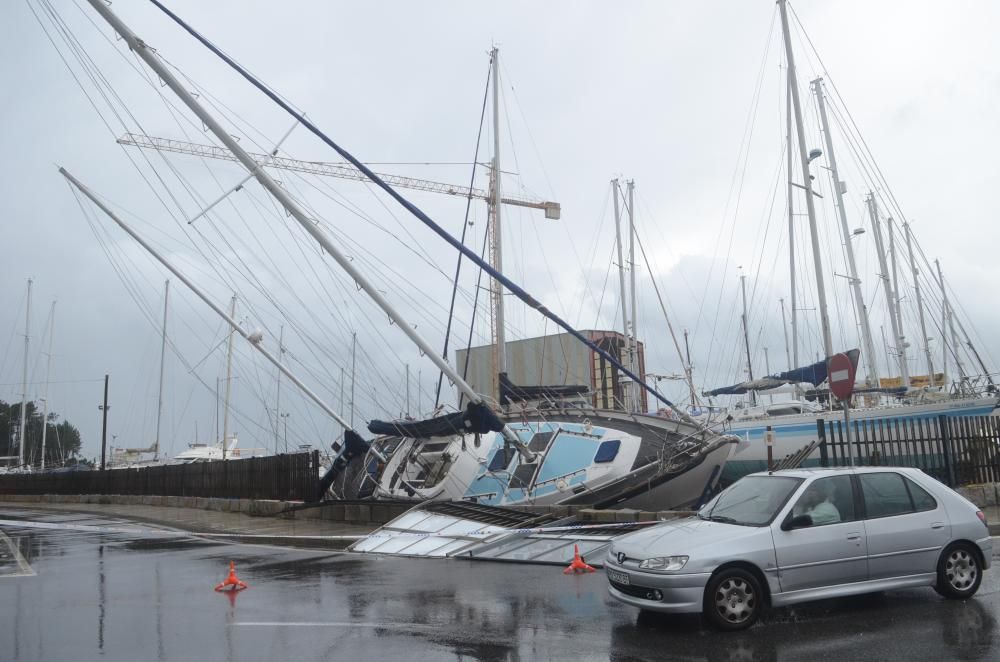 Fotos de los destrozos de la borrasca ''Cecilia''