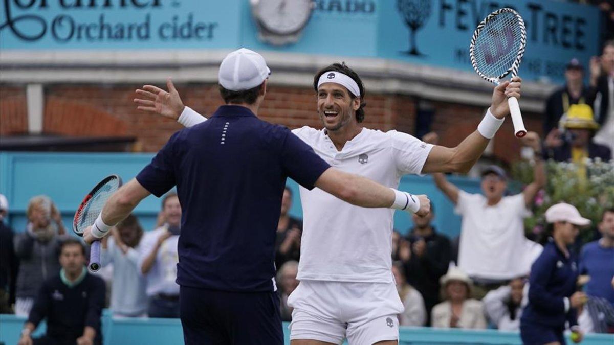 Feliciano conquistó el cuadro de dobles con Andy Murray