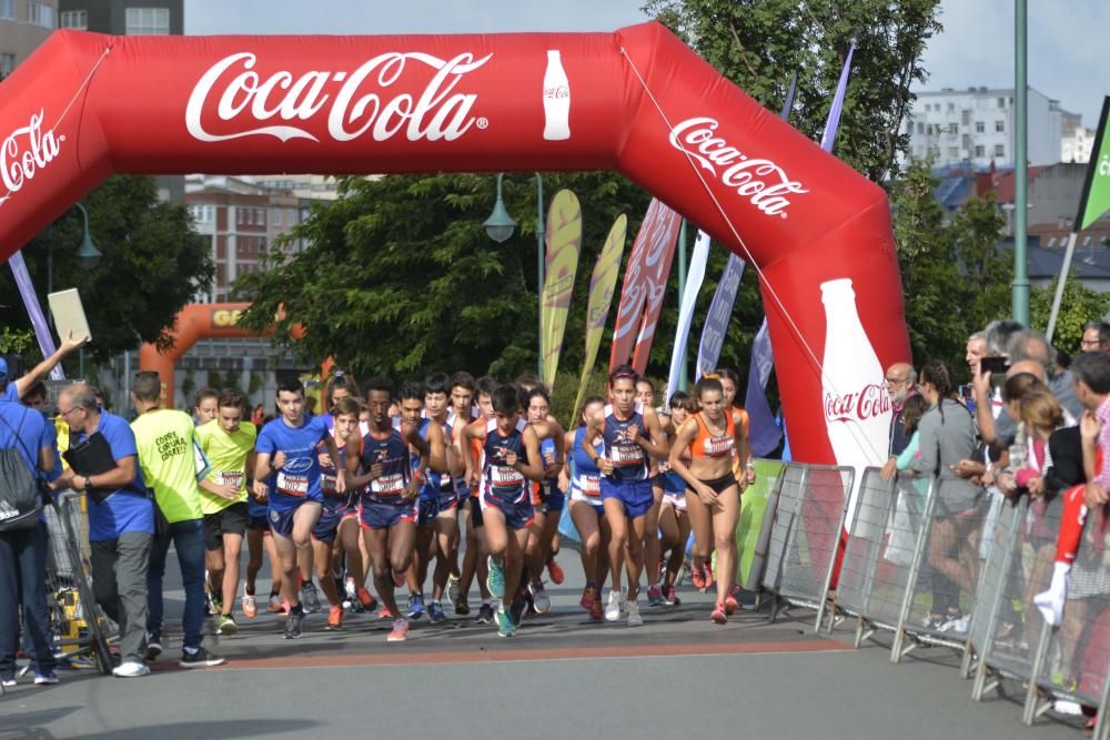 Abdelaziz Fatihi y Sofía Fernández se imponen en la carrera de San Pedro de Visma.