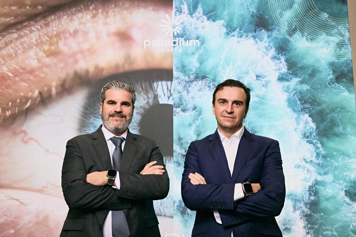 El CEO de Palladium, Jesús Sobrino, y el presidente, Abel Matutes.