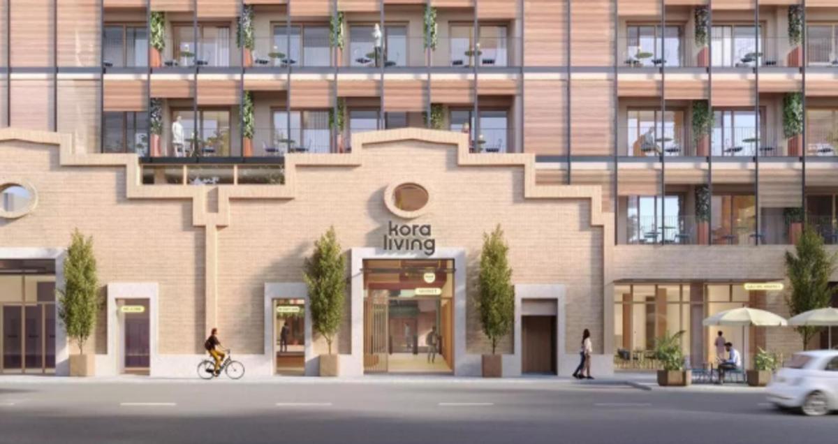 Edificio de apartamentos de alquiler por temporada de Kora.