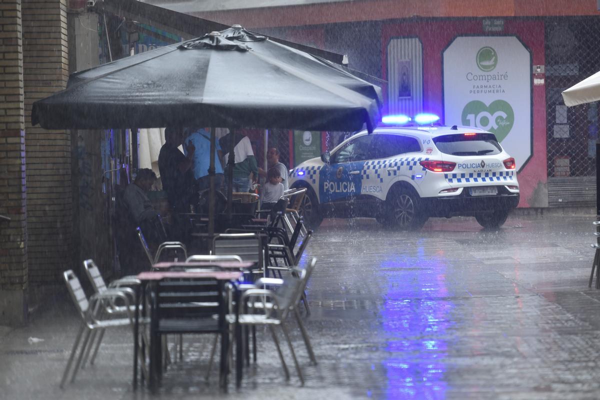 Precipitaciones en Huesca.