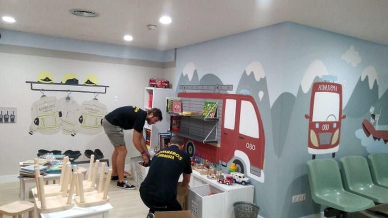 Nueva sala de espera de Oncopediatría y Neuropediatría del Hospital Infantil