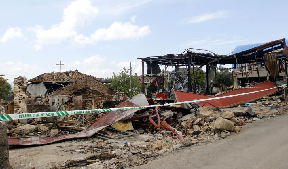 Explosión en Tui (Pontevedra) | La "zona cero", cinco días después de la catástrofe