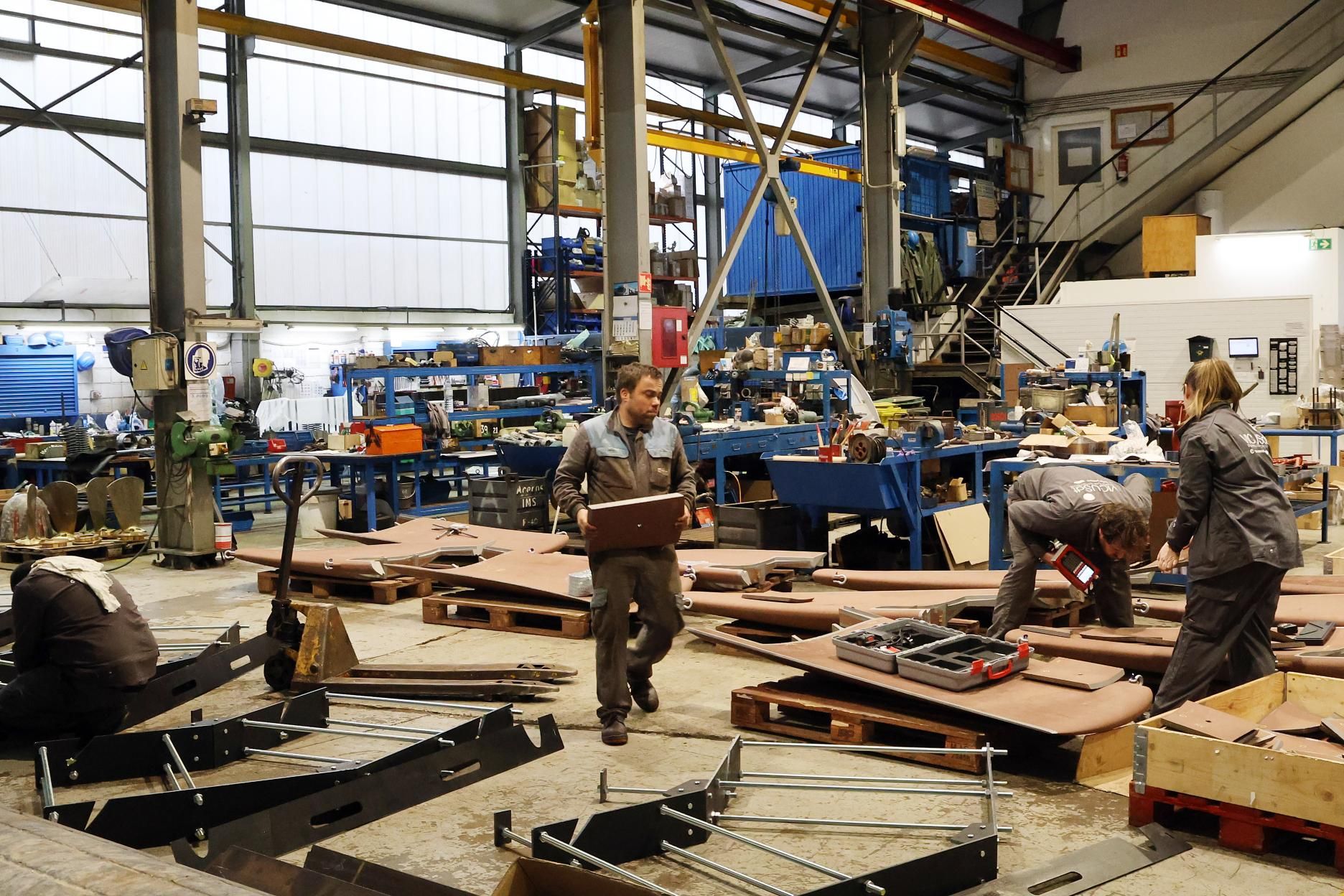 El muelle de reparaciones de Mecanasa, en Bouzas