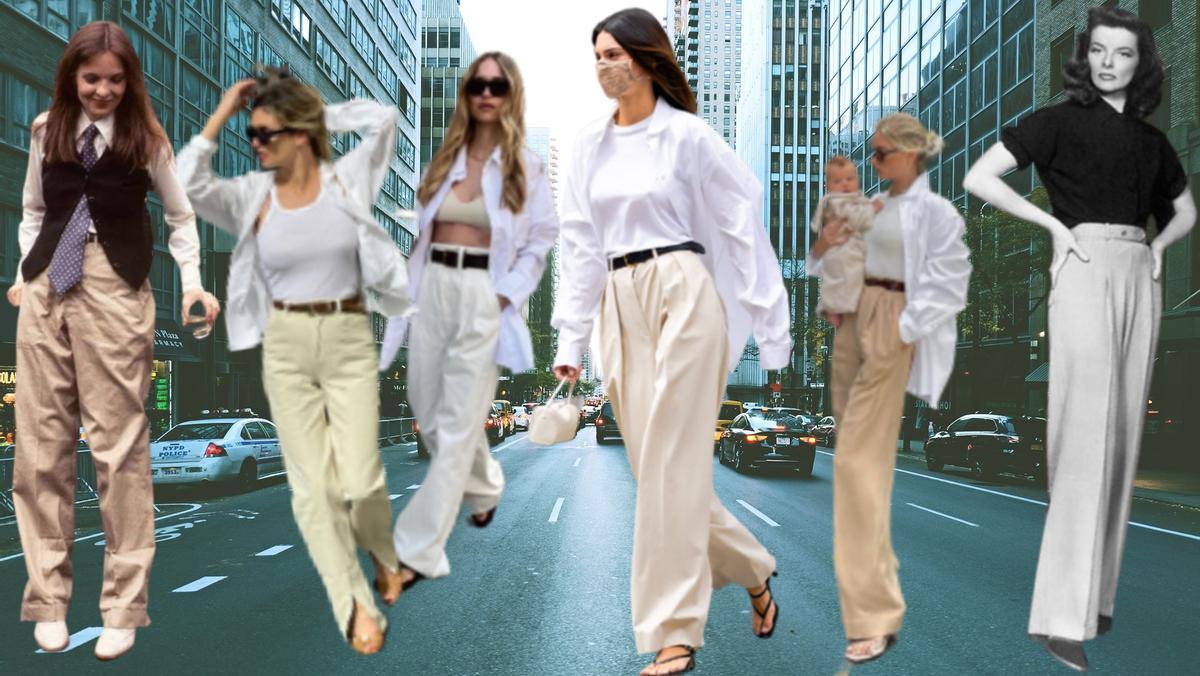 Kendall Jenner ha revitalizado el estilo ’Annie Hall’ y sus clones ya han conquistado las calles con la vuelta a la oficina.