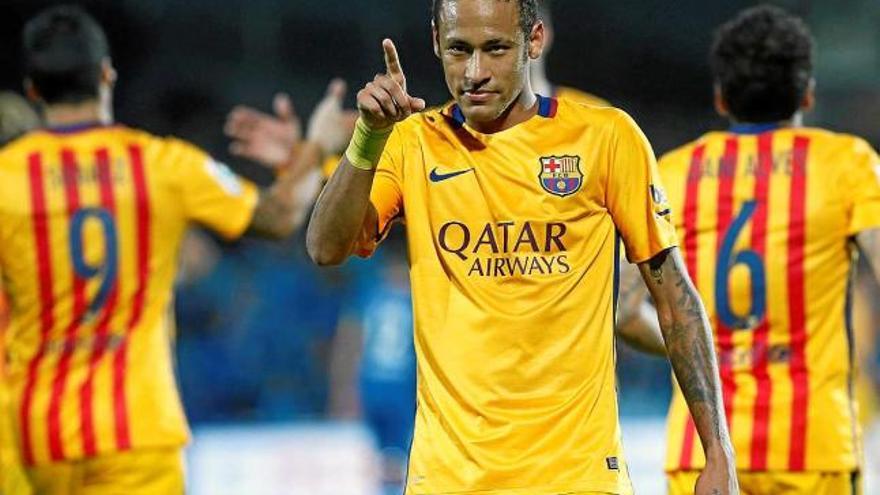 Neymar va tornar a exercir de líder, va fer el segon gol i es manté primer a la classificació de golejadors