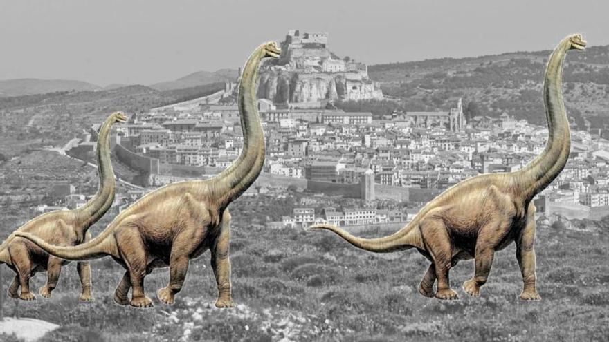Dinosaurios en Morella: Hallan huellas de 40 centímetros de diámetro en Els Ports