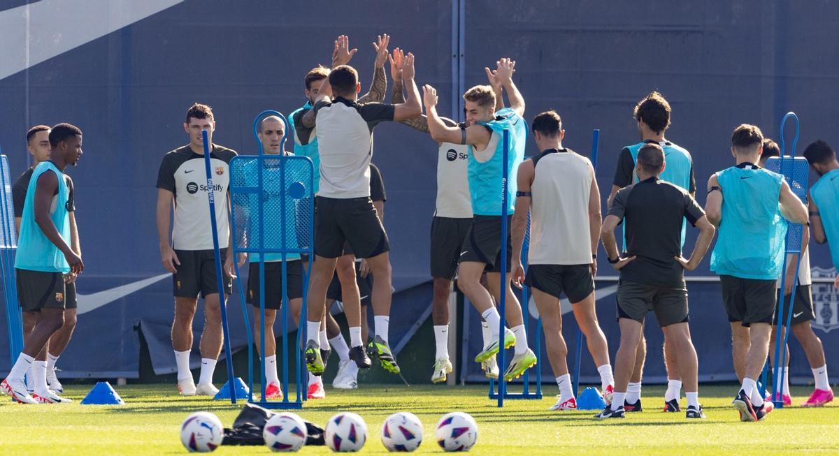 ¡Buenas noticias para Xavi! Íñigo ya entrena con el grupo antes del Barça - Cádiz