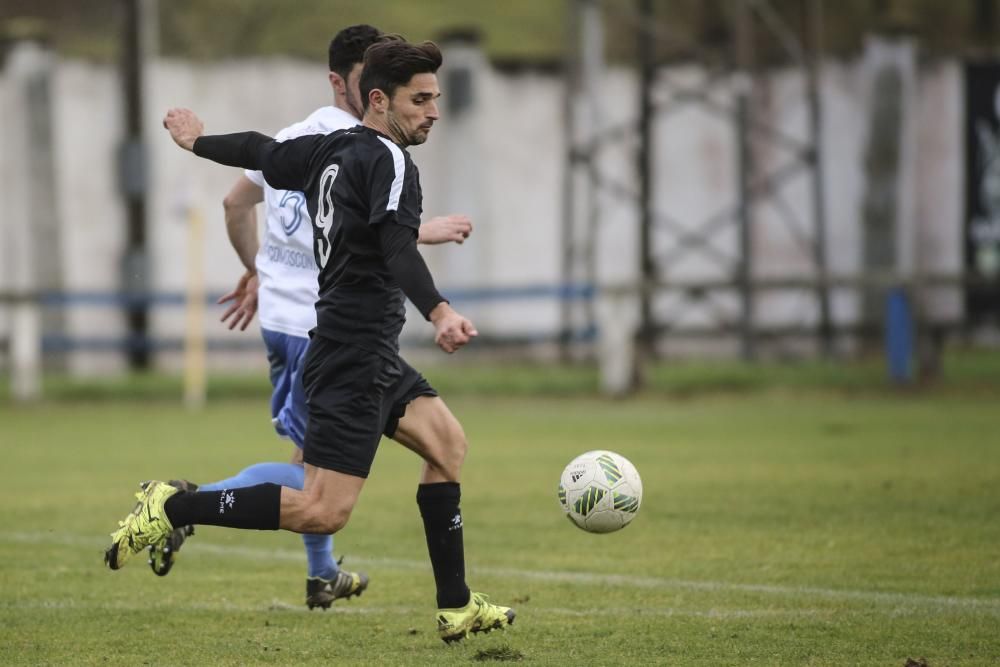 El partido entre el Mosconia y el Real Avilés, en imágenes