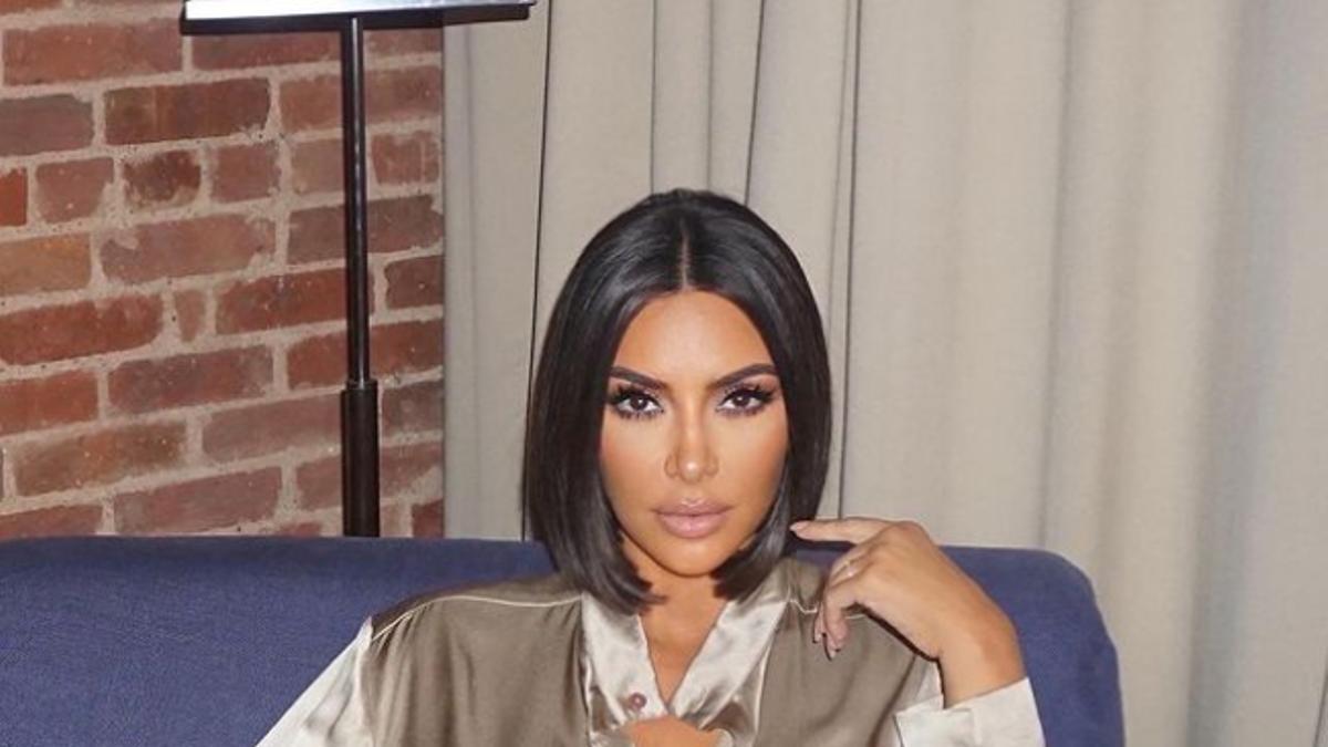 Kim Kardashian con un corte bob