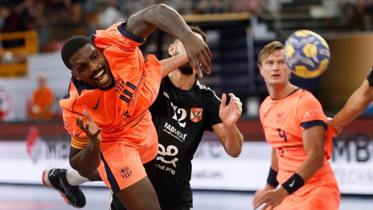 Dika Mem, durante el partido de semifinales