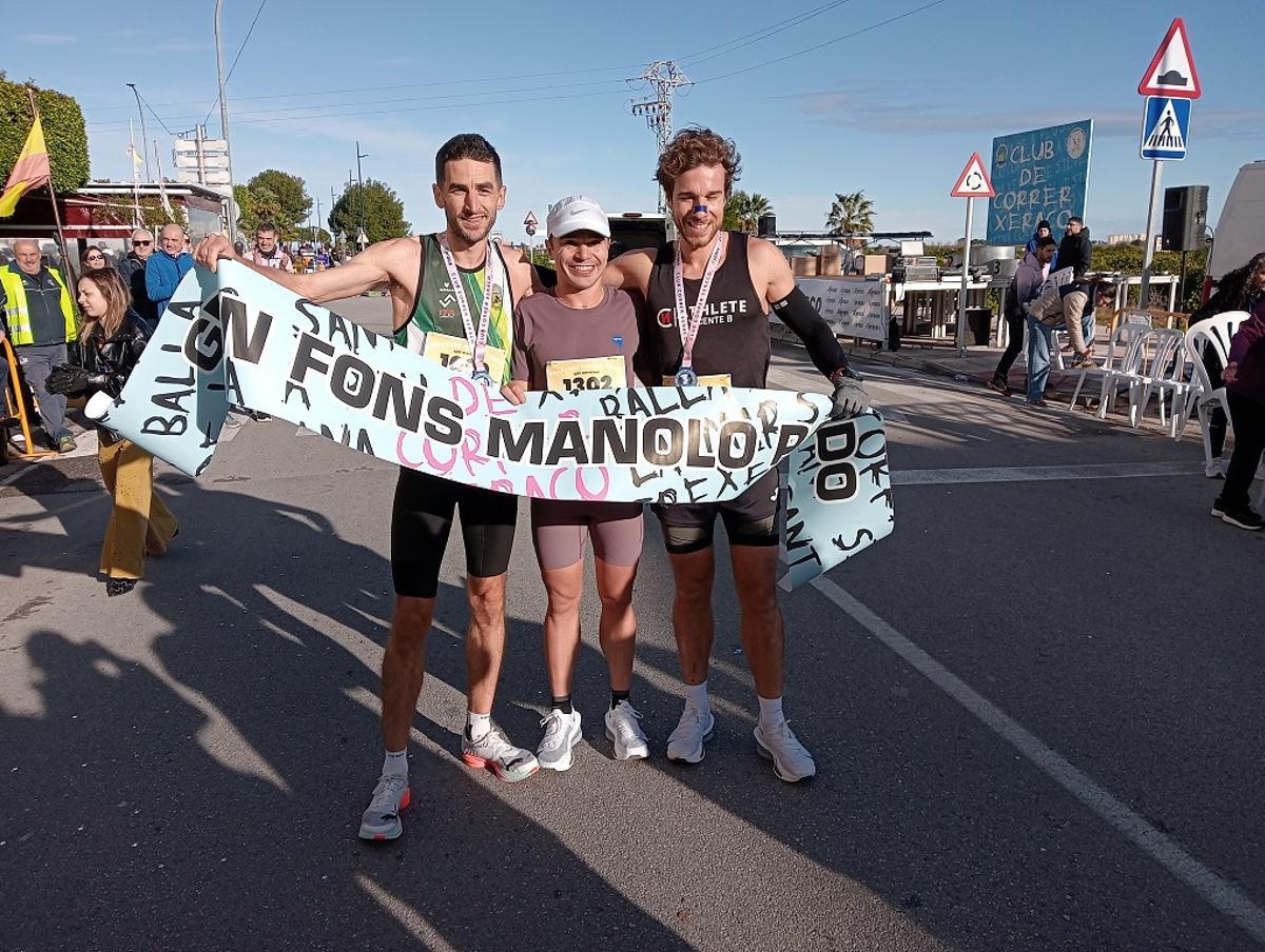 Los tres primeros de la prueba de 7 km son de la Safor