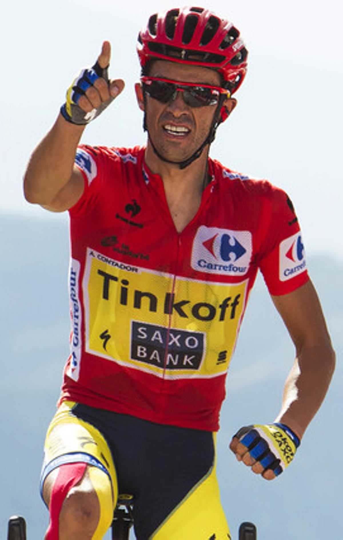 El ciclista madrileny Alberto Contador. El ciclista madrileny Alberto Contador.