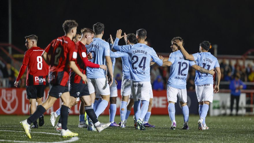 El Celta termina con la ilusión copera del San Pedro (1-5)