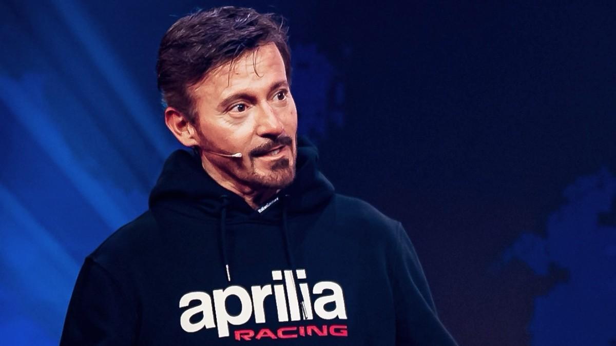 Max Biaggi, embajador de Aprilia