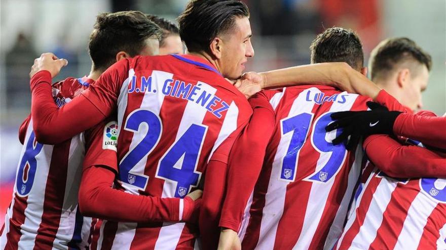 El Atlético accede a semifinales tras empatar en Ipurúa (2-2)