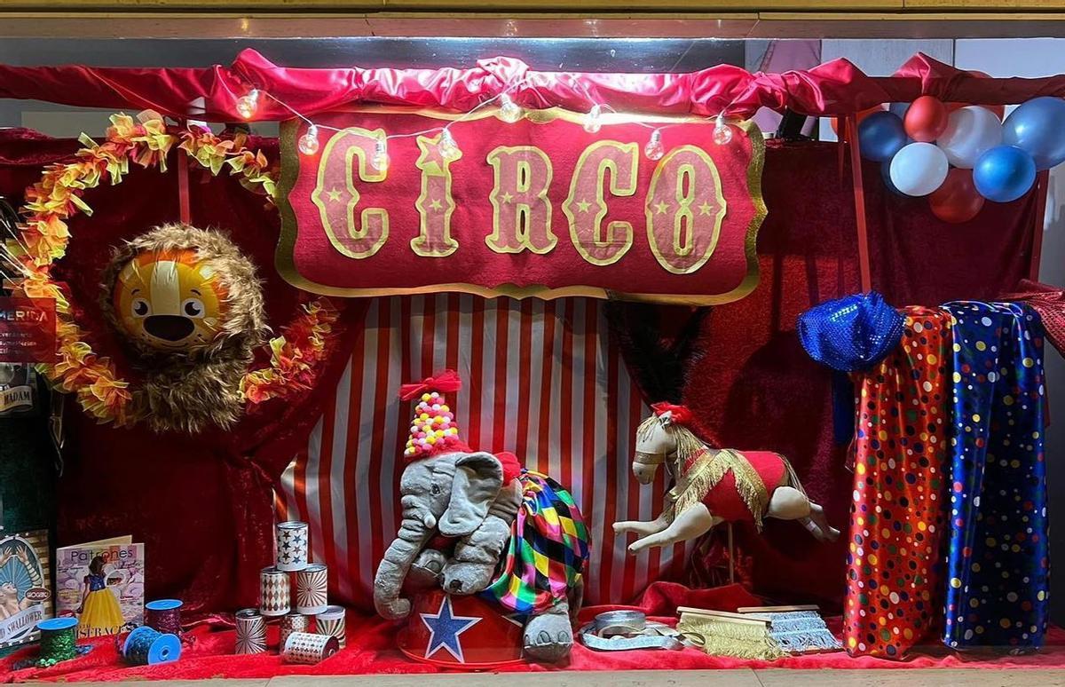 Escaparate premiado en el Carnaval Romano.